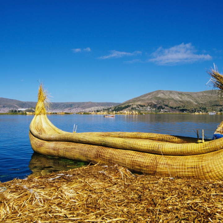 Gli uros sul lago Titikaka